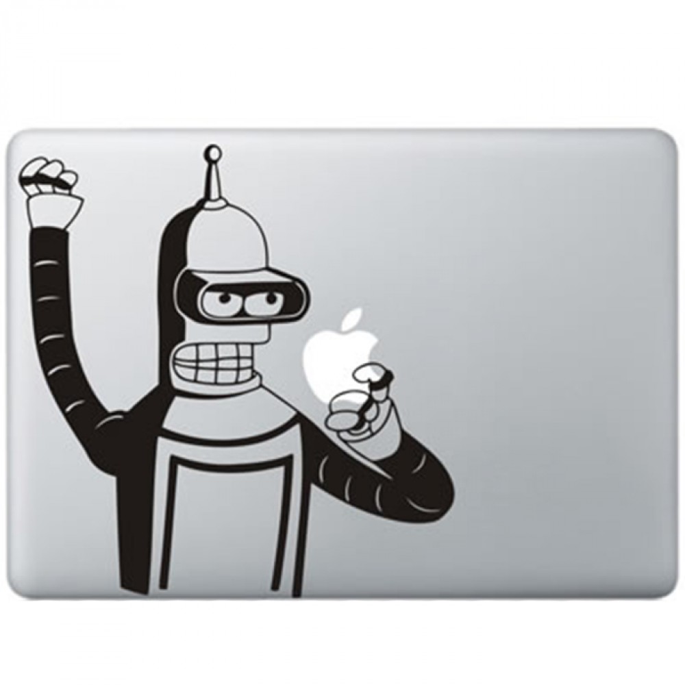 Futurama Bender (2) MacBook Aufkleber | MacSkins MacBook Aufkleber