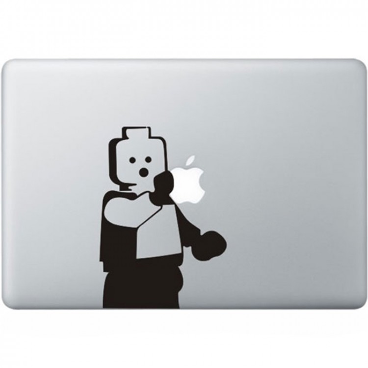 LEGO MacBook Aufkleber Schwarz MacBook Aufkleber
