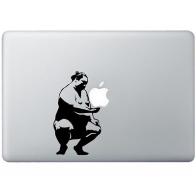 Sumo Worstelaar MacBook Sticker
