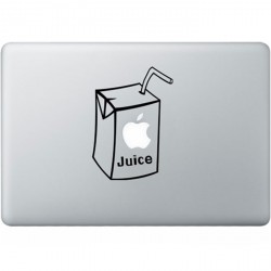 Apple Juice MacBook Aufkleber
