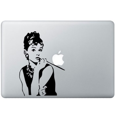 Audrey Hepburn MacBook Aufkleber