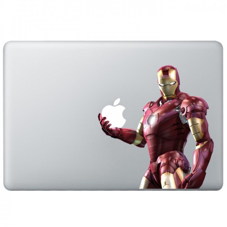 Iron Man (3) Farbig MacBook Aufkleber   Fabrige MacBook Aufkleber