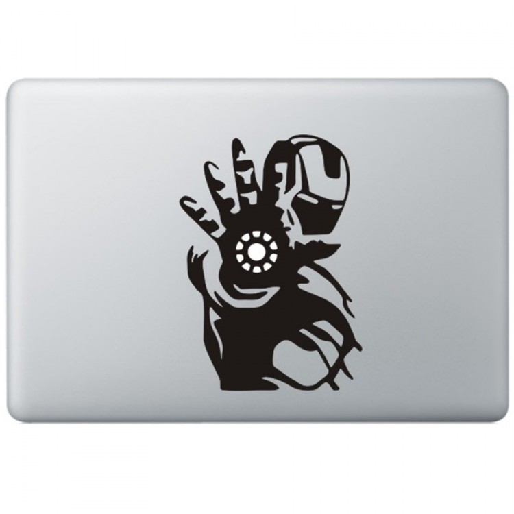 Iron Man (3) MacBook Aufkleber Schwarz MacBook Aufkleber