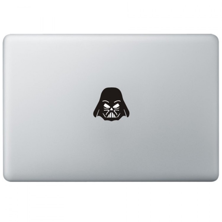 Darth Vader Mask MacBook Aufkleber Schwarz MacBook Aufkleber