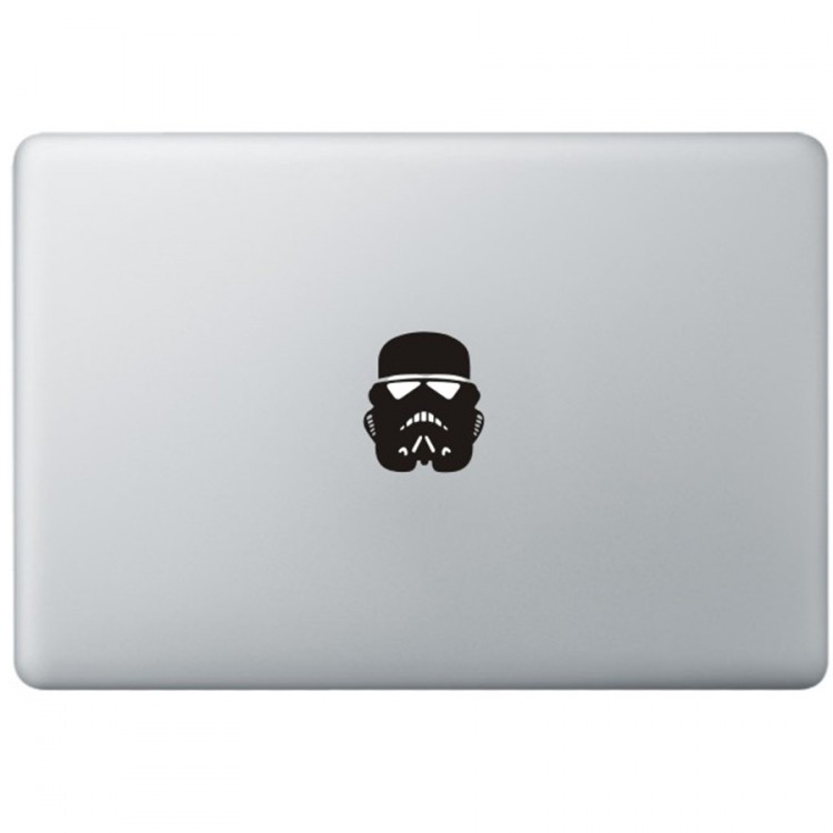 Stormtrooper Mask MacBook Aufkleber Schwarz MacBook Aufkleber
