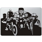 The Avengers (2) MacBook  Aufkleber Schwarz MacBook Aufkleber