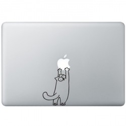 Simon's Cat (2) MacBook Aufkleber