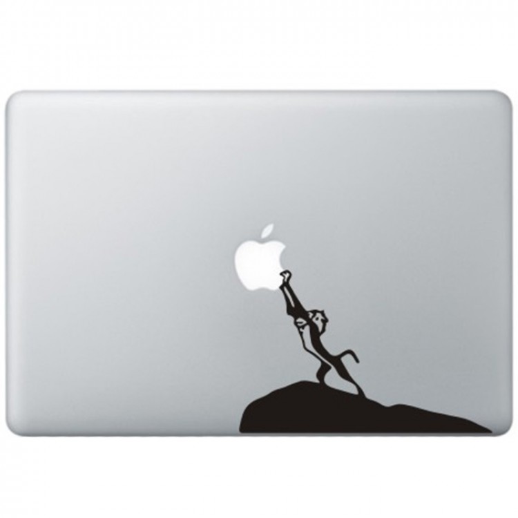 The Lion King MacBook Aufkleber Schwarz MacBook Aufkleber