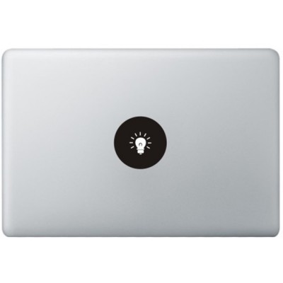 Lampe Logo MacBook Aufkleber