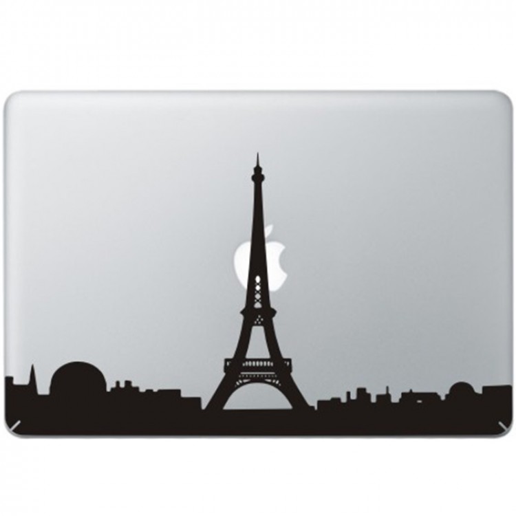 Paris  Eifel Turm MacBook Aufkleber Schwarz MacBook Aufkleber