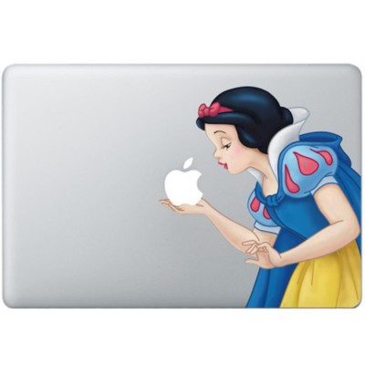 Schneewittchen Farbig (2) MacBook  Aufkleber