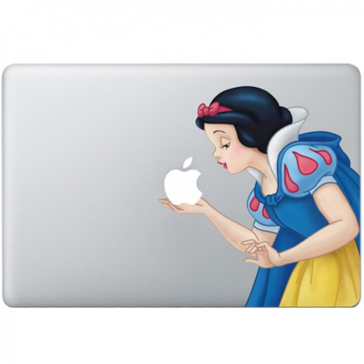 Schneewittchen Farbig (2) MacBook  Aufkleber Fabrige MacBook Aufkleber