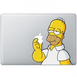 Homer Simpsons MacBook Aufkleber