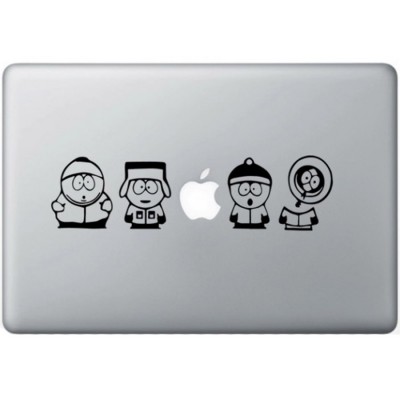 South Park MacBook Aufkleber Schwarz MacBook Aufkleber