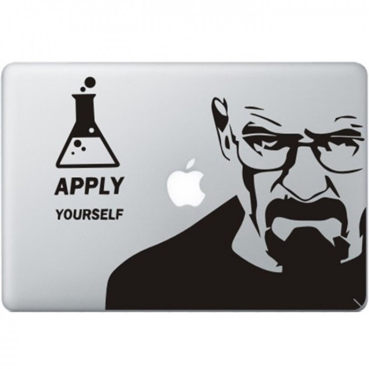 Breaking Bad MacBook Aufkleber Schwarz MacBook Aufkleber