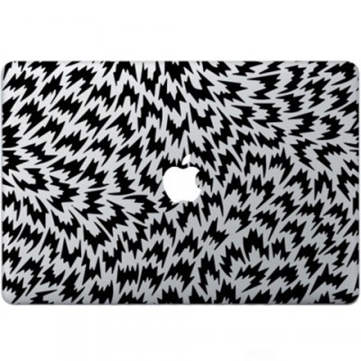 Optische Illusion Macbook  Aufkleber